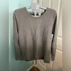 Grey Soho NY&Co NWT open back sweater size large bin‎ 11